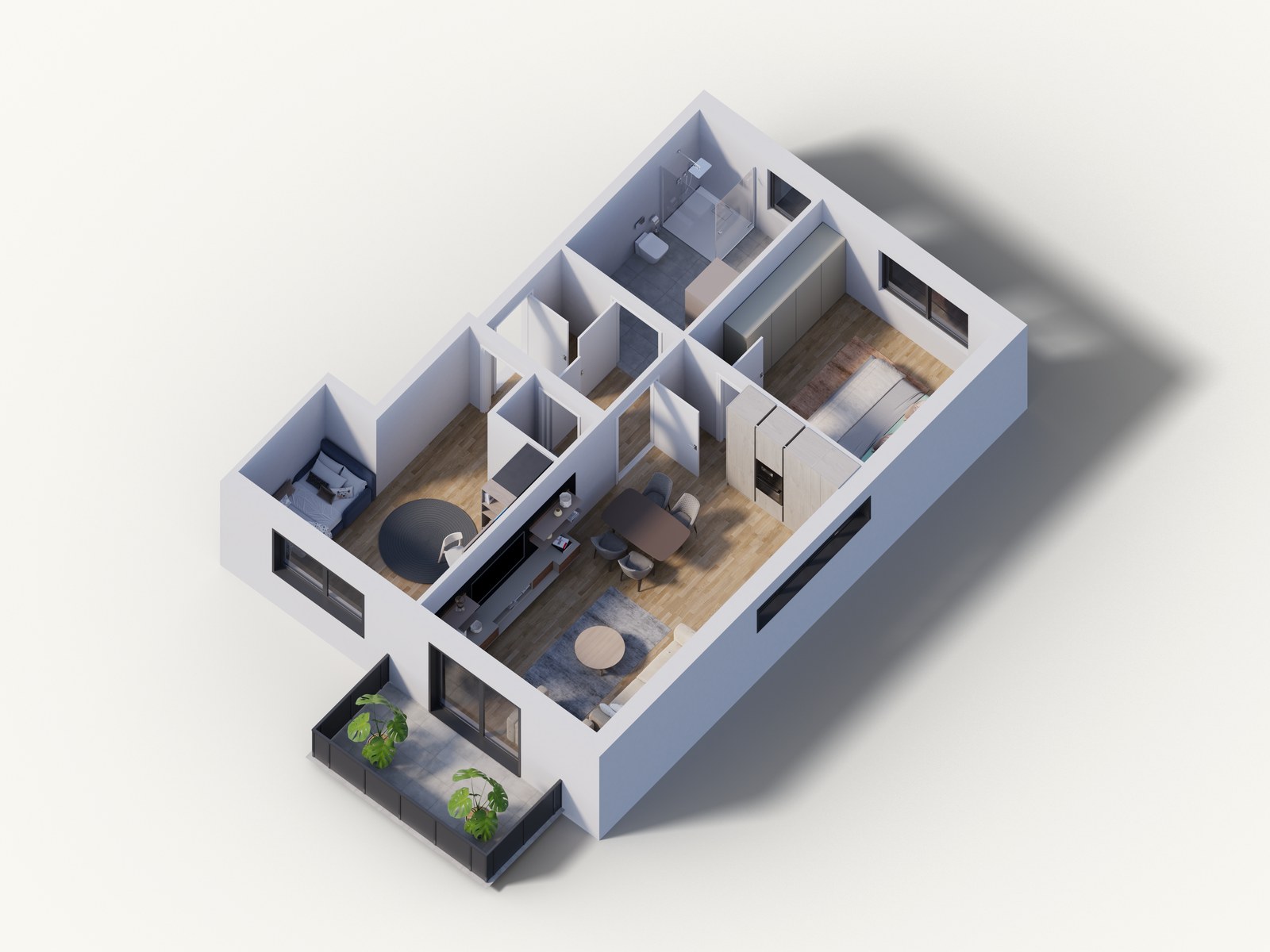 3D-Grundriss WHG 3