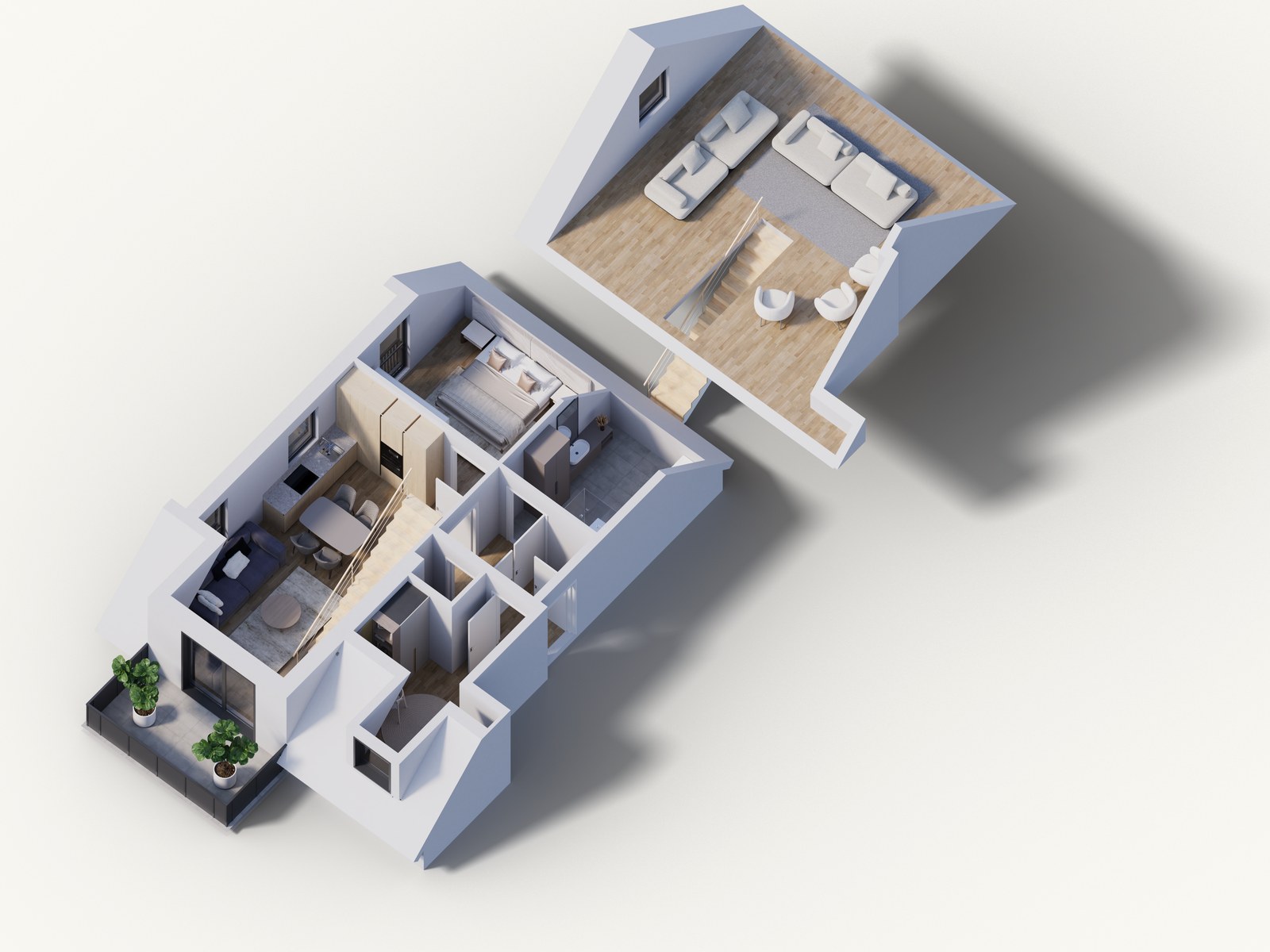 3D-Grundriss WHG 6
