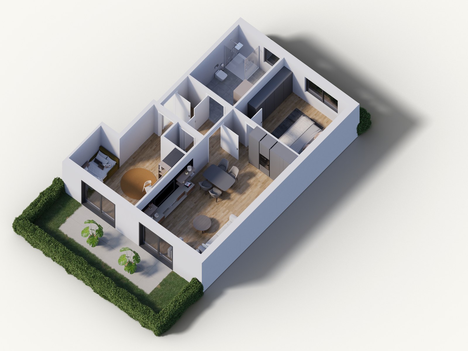 3D-Grundriss WHG 1